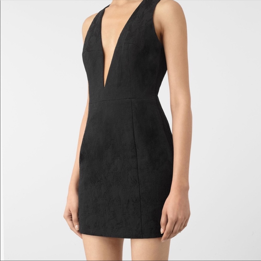 All Saints Dalea Mini Black Dress